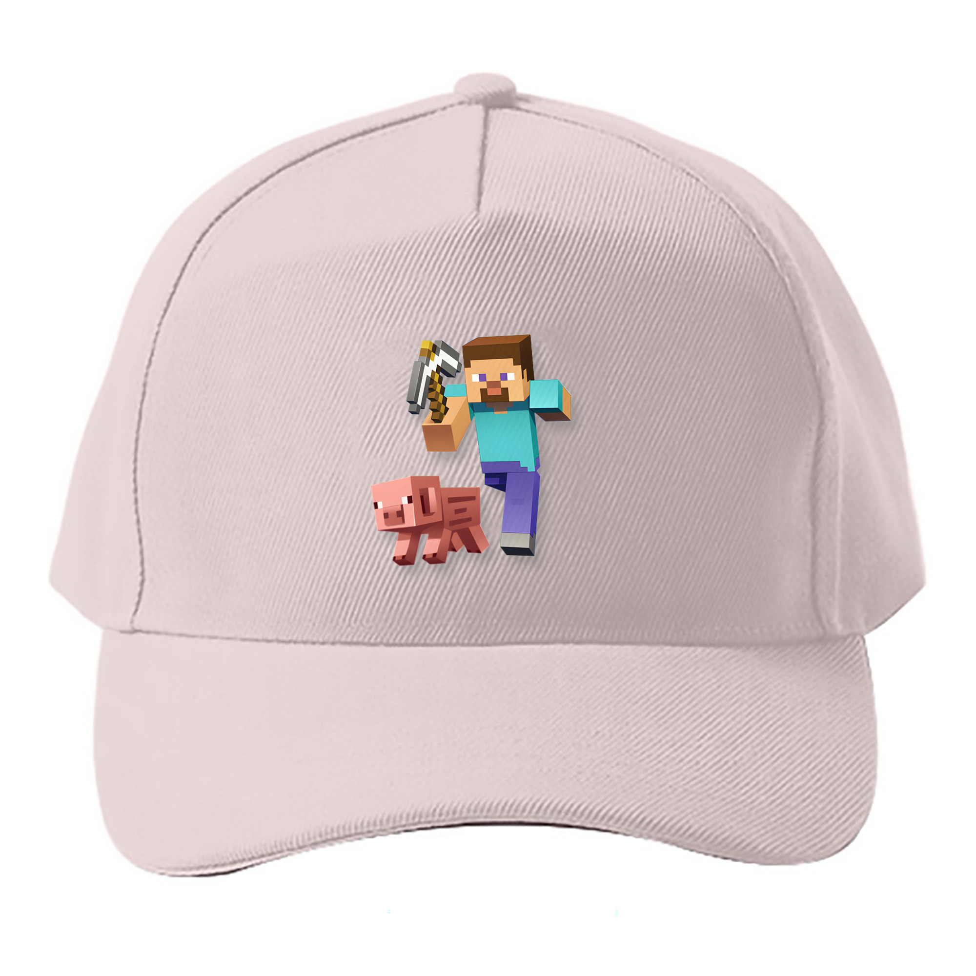 （画像用） マインクラフト ブロックの世界 Minecraft MC Block world ベースボールキャップ 綿100％ 男女兼用 帽子 スポーツ